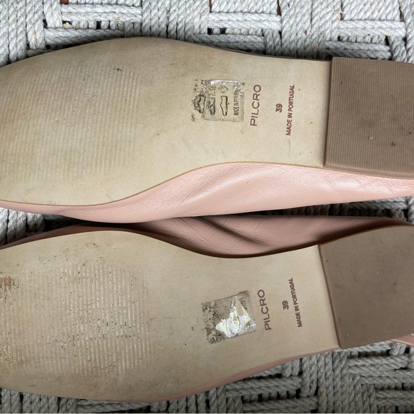 Anthropologie Leather Pilcro Pink Ballet Flats - Picture 4 of 4